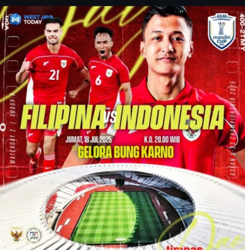 Laga Timnas Indonesia U-23 akan berlangsung di Stadion SUGBK.  [Instagram]